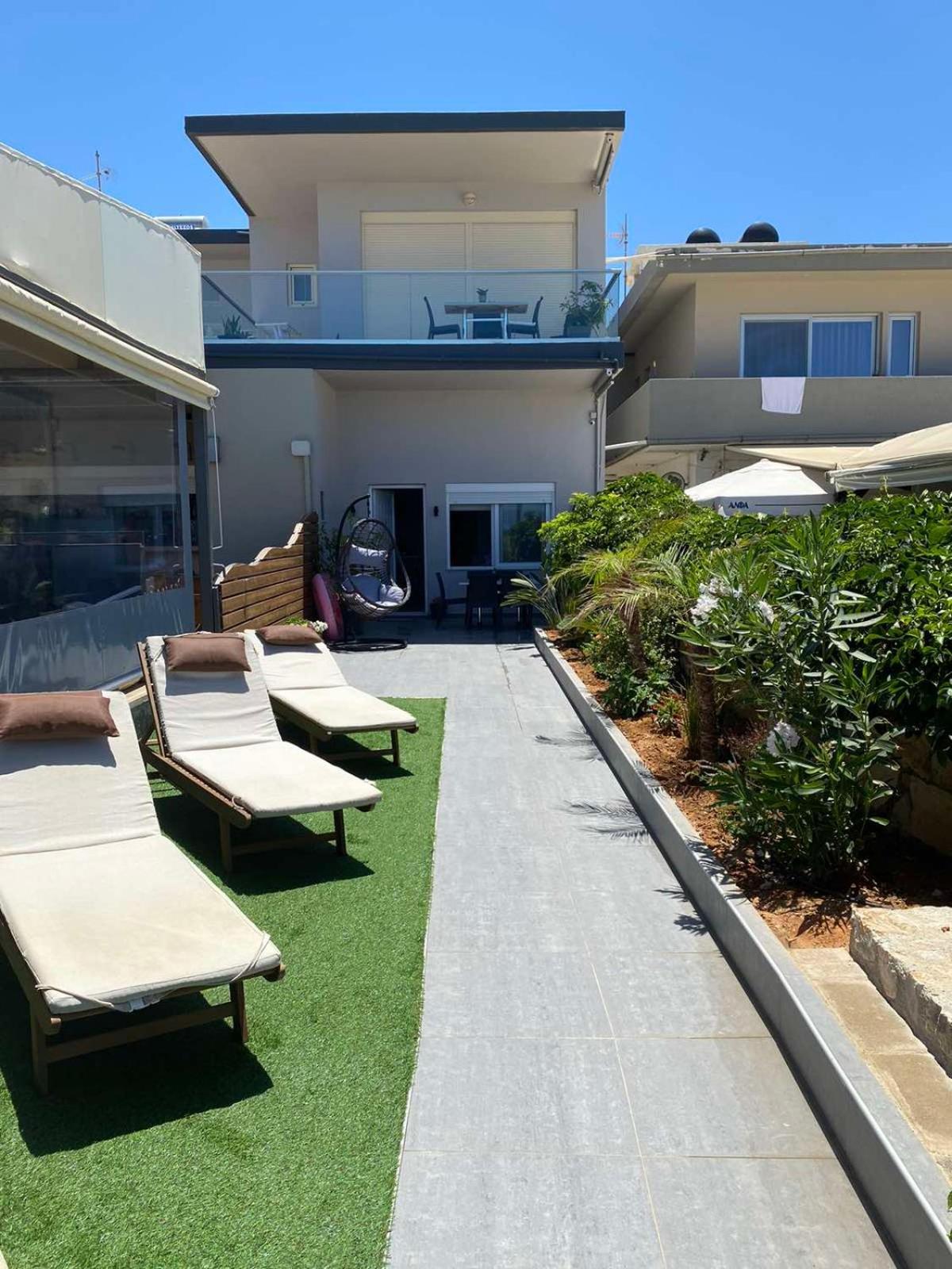 Litinakis Studios Sea View & Litinakis Studios Garden View 700 Meters Away Agia Marina  Екстер'єр фото